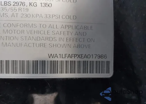 2014 Audi Q5 2.0T Premium из США, поврежденный, VIN WA1LFAFPXEA017986